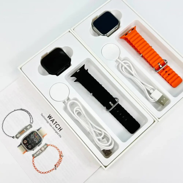 Смарт-годинник BK9 ULTRA 2, 49 мм, AMOLED екран, дзвінки Bluetooth, фітнес-функції, титановий корпус