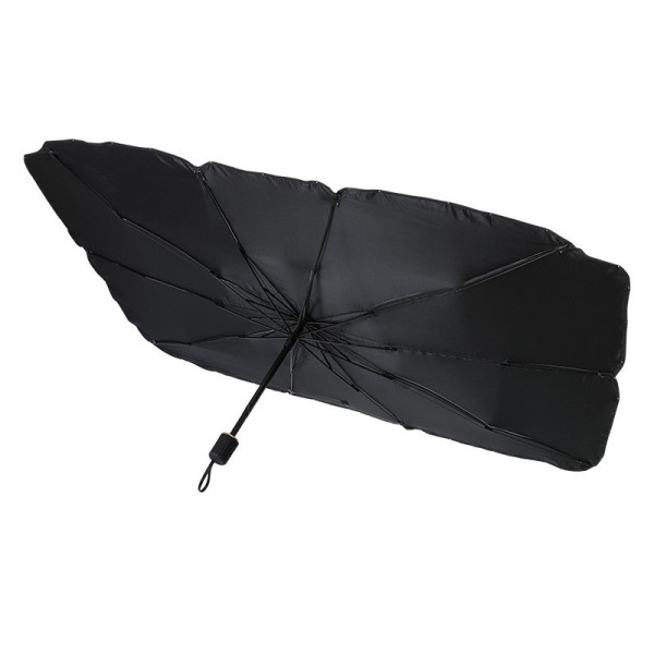 Солнцезащитный автозонт Car Umbrella 140×78 см, черный, складной