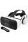 Очки виртуальной реальности Shinecon SC-G06ED+ 3D VR шлем с пультом и наушниками для смартфонов 4.7–7"