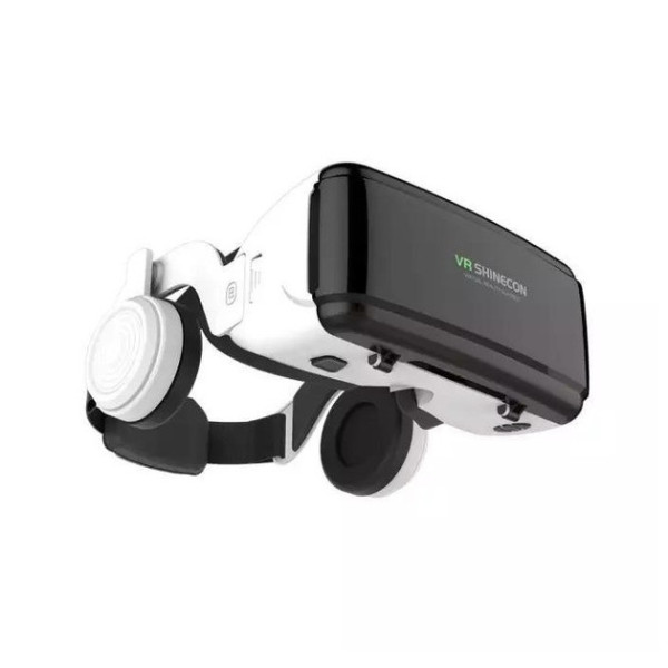 Очки виртуальной реальности Shinecon SC-G06ED+ 3D VR шлем с пультом и наушниками для смартфонов 4.7–7"