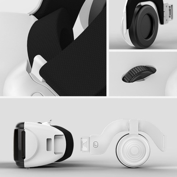 Очки виртуальной реальности Shinecon SC-G06ED+ 3D VR шлем с пультом и наушниками для смартфонов 4.7–7"