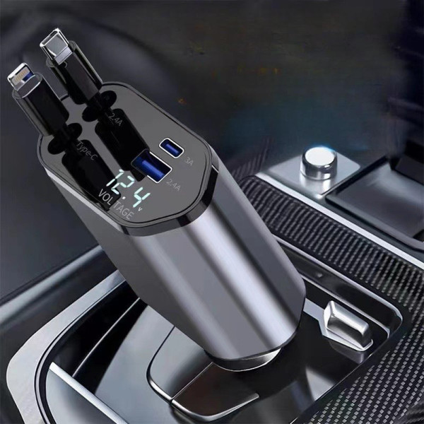 Автомобильное зарядное устройство Hugeel HG-CC12 для прикуривателя, 66 Вт, QC 3.0, PD, Type-C/Lightning