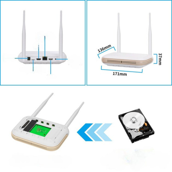 Wi-Fi відеореєстратор на 8 IP-камер ICSee/XMEye, NVR, HDMI, підтримка запису та віддаленого доступу