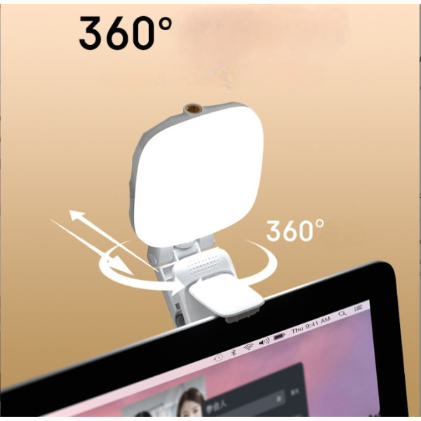 Селфи-подсветка F623 LED с магнитной клипсой Magsafe, 3 режима, аккумулятор 1000 мАч, для телефона