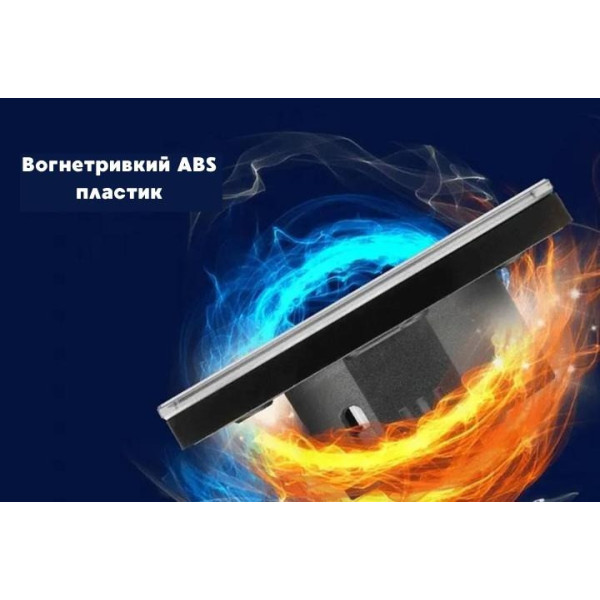 Умный сенсорный выключатель 2 канала, черный, управление сенсором