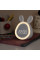 Настольные электронные часы-ночник Зайчик с LED-дисплеем подсветкой будильником и аккумулятором 1500 мАч