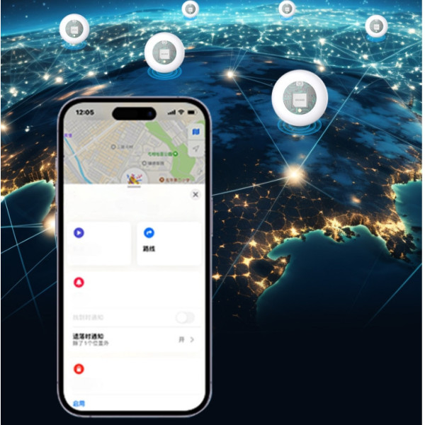 GPS-трекер TX02 с геолокацией и SOS кнопкой, совместимость IOS Find My