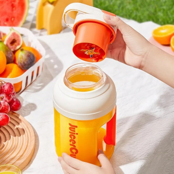 Портативний блендер Sunroz Juicer Cup 1500 мл, USB, бездротовий, для смузі