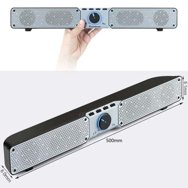 Портативная Bluetooth колонка Q10 с регулировкой громкости TF USB AUX микрофон