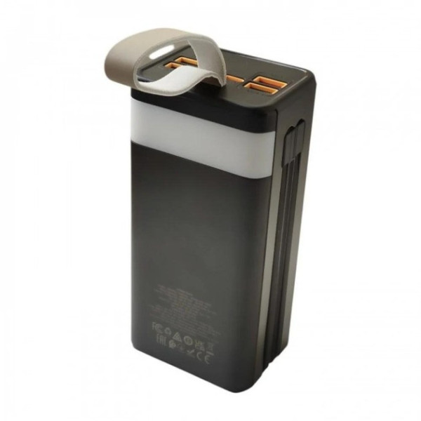 Сверхмощный портативный повербанк BOROFONE 40000mAh DBT-35A 4 USB Type-C Lightning LED