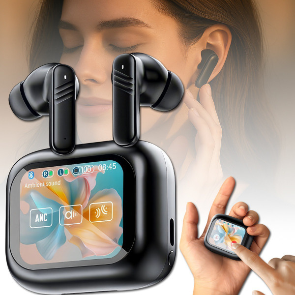 Беспроводные наушники LX-10 TWS Bluetooth 5.4 LED ANC ENC для спорта и музыки
