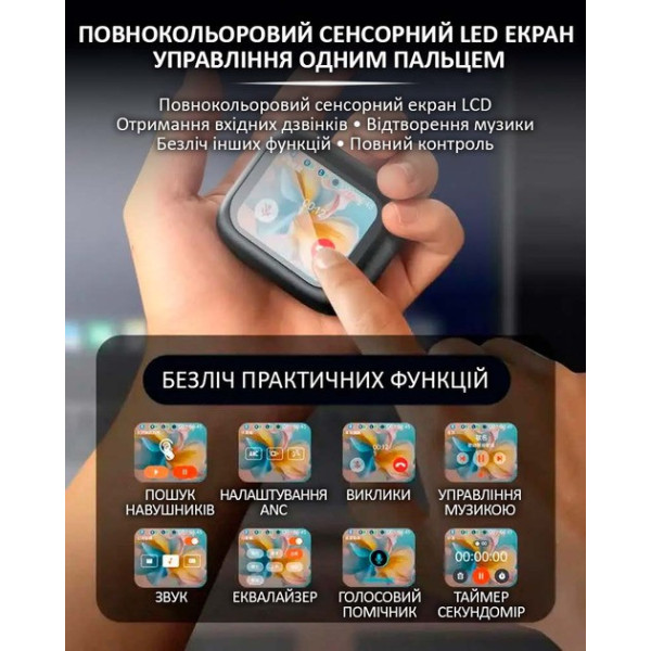 Беспроводные наушники LX-10 TWS Bluetooth 5.4 LED ANC ENC для спорта и музыки
