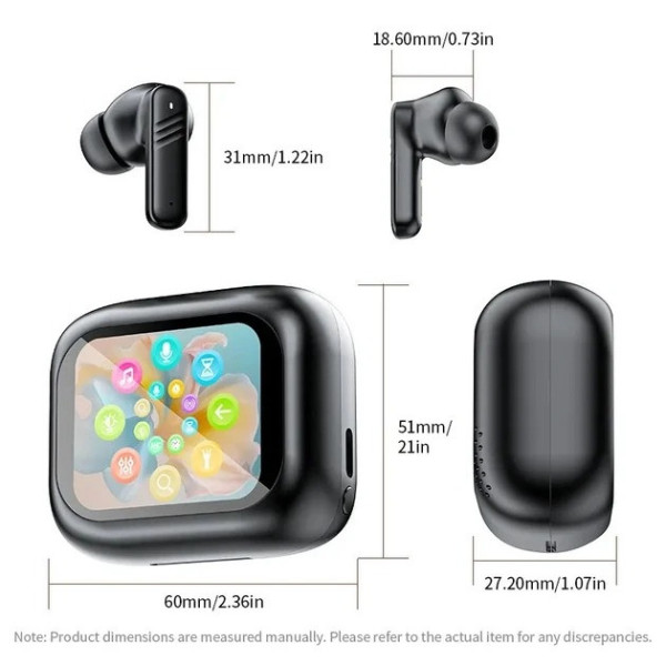 Беспроводные наушники LX-10 TWS Bluetooth 5.4 LED ANC ENC для спорта и музыки