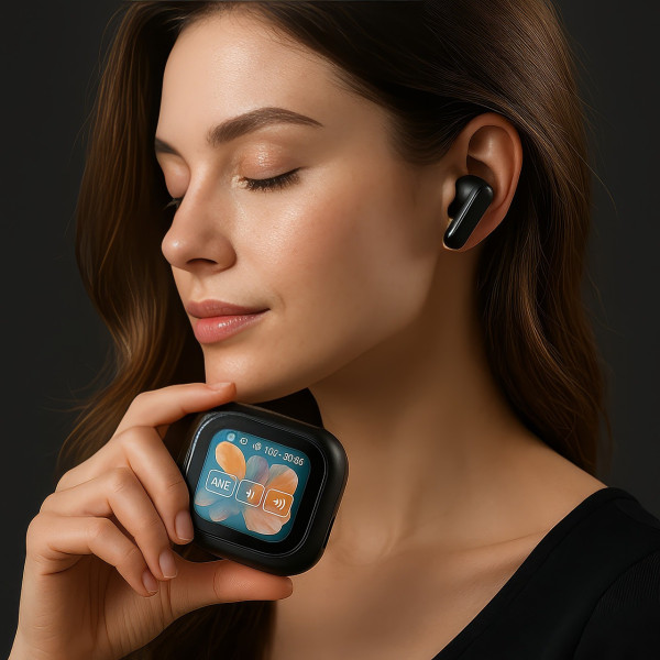 Беспроводные наушники LX-10 TWS Bluetooth 5.4 LED ANC ENC для спорта и музыки