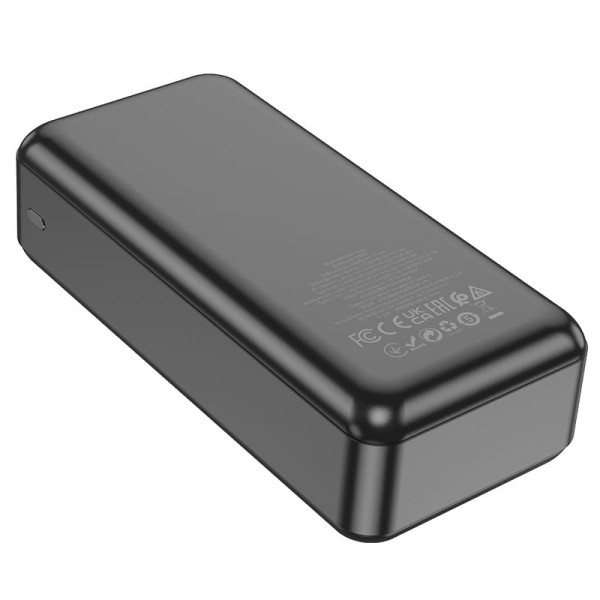 Сверхскоростной повербанк Hoco J101B 30000mAh QC 3.0 PD зарядка 3 устройств одновременно
