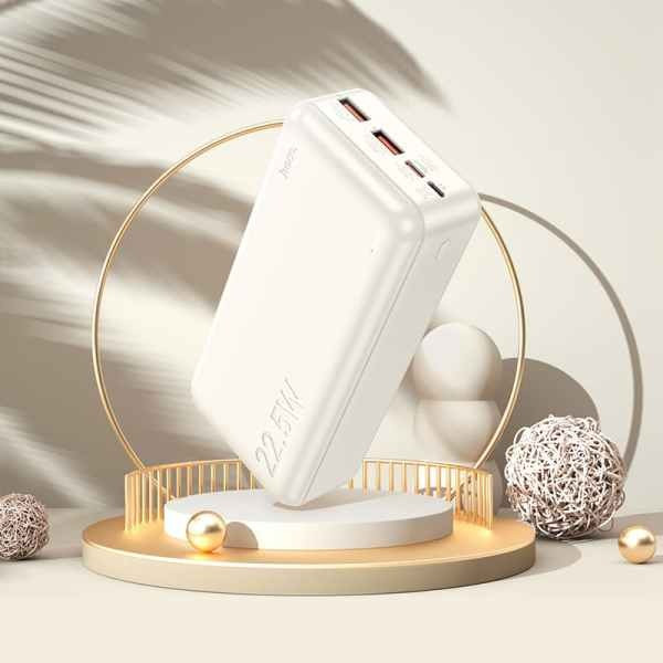 Сверхскоростной повербанк Hoco J101B 30000mAh QC 3.0 PD зарядка 3 устройств одновременно