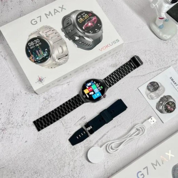 Смарт-часы G7 MAX, Bluetooth, IP65, сенсорный экран, беспроводная зарядка, совместимость с Android и iOS