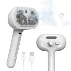 Портативная паровая щетка Zmaker для массажа и ухода за шерстью кошек и собак с функцией распыления