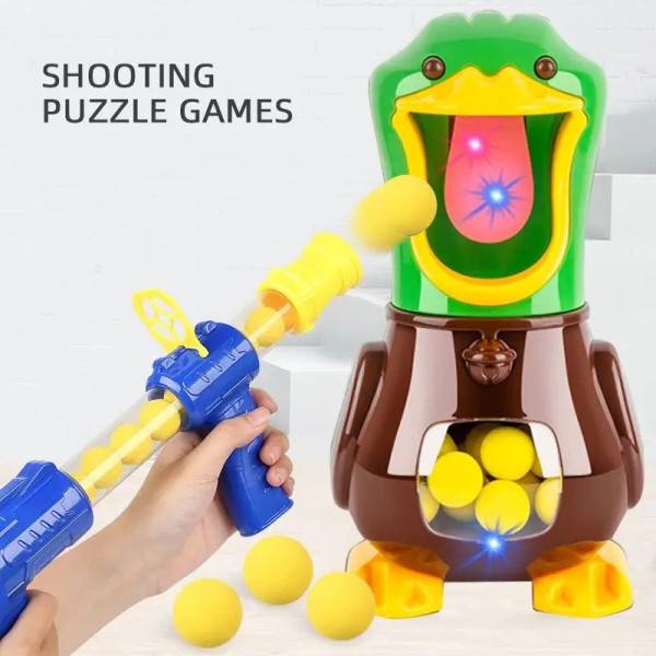 Игровой набор Duck Shooting 200-1A для стрельбы по уткам с 12 шариками и счётчиком очков