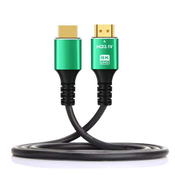 Кабель HDMI HD2.1V Premium 1.5 м 8K, версия 2.1, 48 Гбит/с, поддержка 4K 120 Гц и 8K 60 Гц