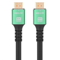 Кабель HDMI HD2.1V Premium 1.5 м 8K, версия 2.1, 48 Гбит/с, поддержка 4K 120 Гц и 8K 60 Гц
