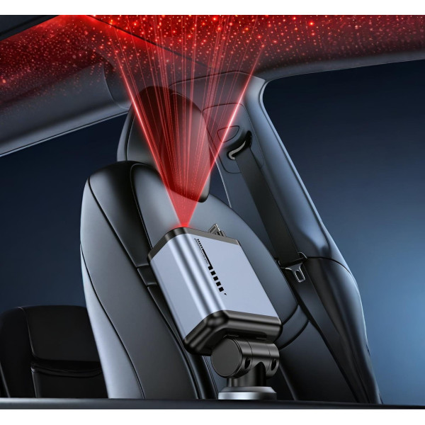 Авто зарядное устройство «Звёздное небо», USB, Type-C, Lightning, 66 Вт, QC 3.0, PD