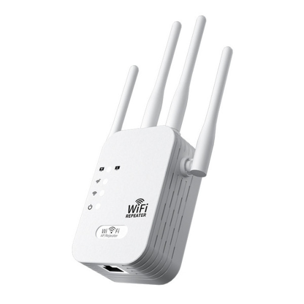 Wi-Fi репитер 2.4G 300 Мбит/с, усилитель сигнала с 4 антеннами, ретранслятор, режим AP, LAN