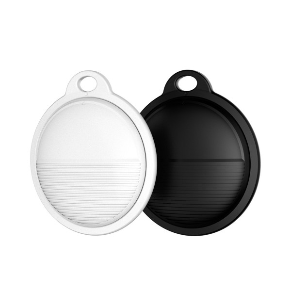 Умный Bluetooth трекер совместимый с Find My для поиска ключей и личных вещей белый/чёрный