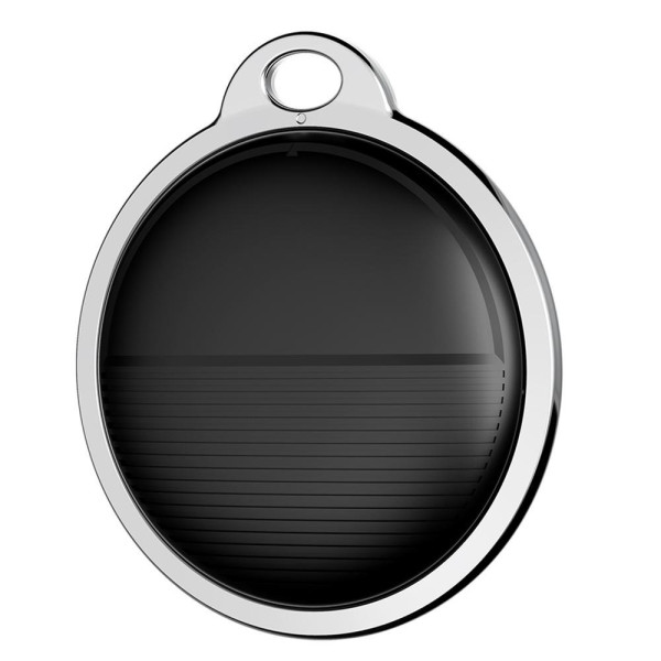 Умный Bluetooth трекер совместимый с Find My для поиска ключей и личных вещей белый/чёрный