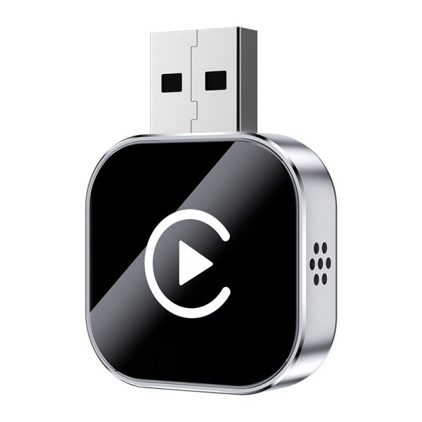 Автоадаптер CarPlay/Android Auto с USB Type-C, plug & play, беспроводное подключение