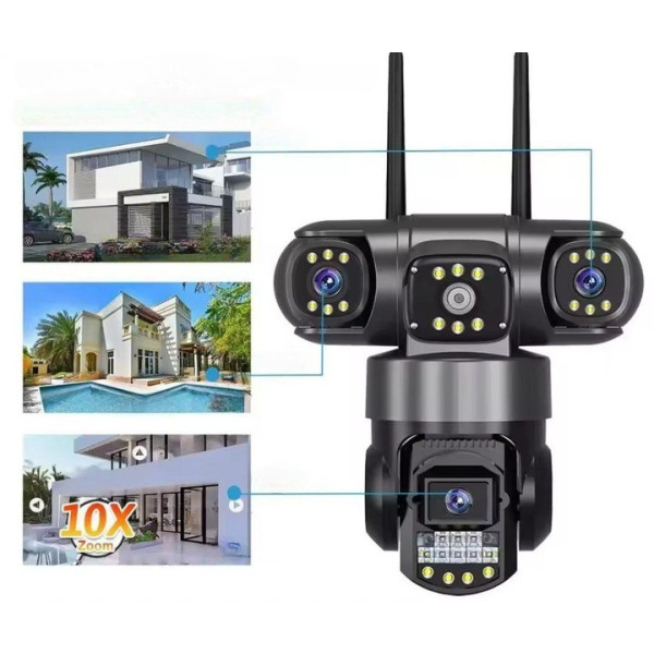 IP-камера V381 SC29-W 12 МП, 4 об'єктиви, Wi-Fi, підтримка V380 PRO