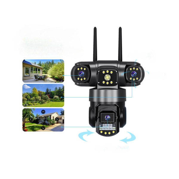 IP-камера V381 SC29-W 12 МП, 4 об'єктиви, Wi-Fi, підтримка V380 PRO