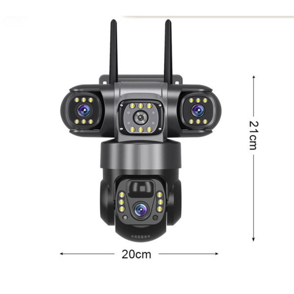 IP-камера V381 SC29-W 12 МП, 4 об'єктиви, Wi-Fi, підтримка V380 PRO
