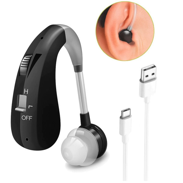 Усилитель слуховой цифровой с аккумулятором USB Tecnologia Audifono Gold