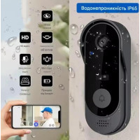 Бездротовий відеодзвінок з камерою Tuya Smart Life Doorbell Wi-Fi, з нічним баченням, двостороннім зв'язком