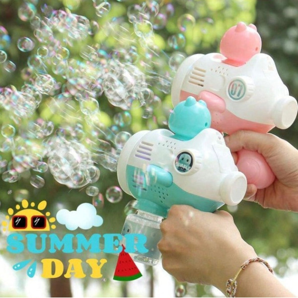 Генератор мильних бульбашок Bubble Maker на акумуляторі, дитяча автоматична іграшка з підсвіткою