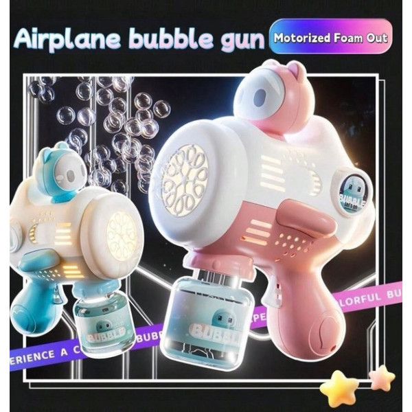 Генератор мильних бульбашок Bubble Maker на акумуляторі, дитяча автоматична іграшка з підсвіткою