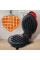 Мини-вафельница в форме сердца Waffle Maker 350Вт с антипригарным покрытием и компактным дизайном
