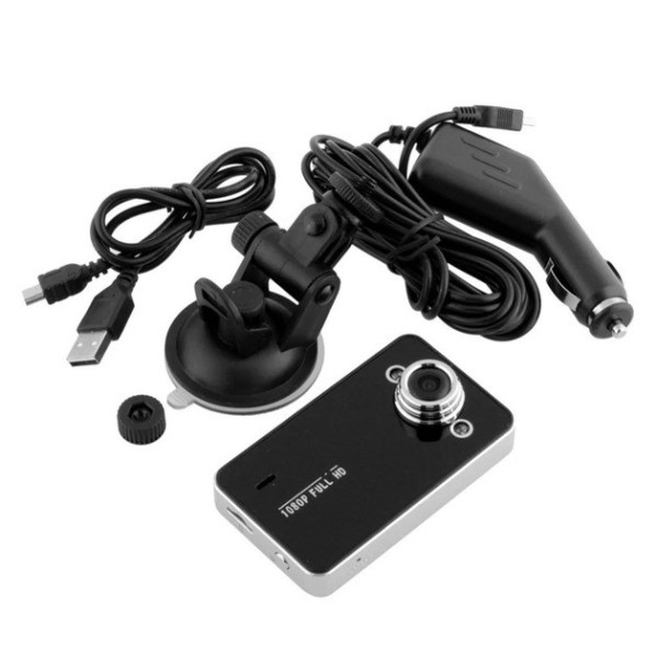 Автомобільний відеореєстратор DVR K6000 Full HD 1080p з екраном 2.7", G-сенсором і детектором руху