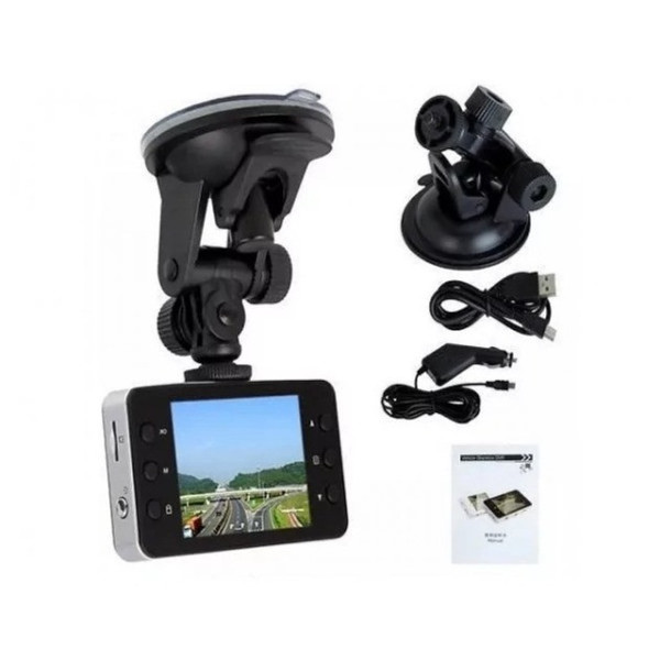 Автомобільний відеореєстратор DVR K6000 Full HD 1080p з екраном 2.7", G-сенсором і детектором руху