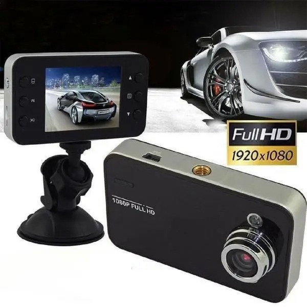 Автомобільний відеореєстратор DVR K6000 Full HD 1080p з екраном 2.7", G-сенсором і детектором руху