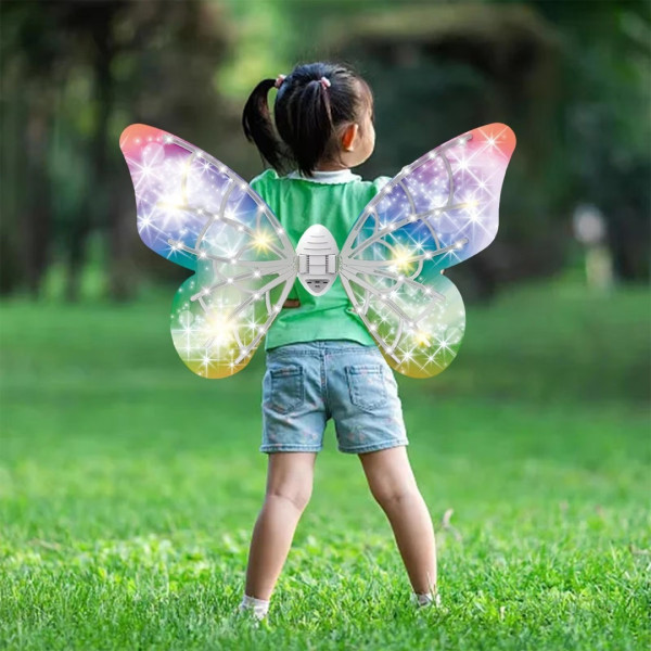 Світні крила феї Wings of Fairy 840 з підсвіткою і мелодією, регульовані ремінці, 64 см