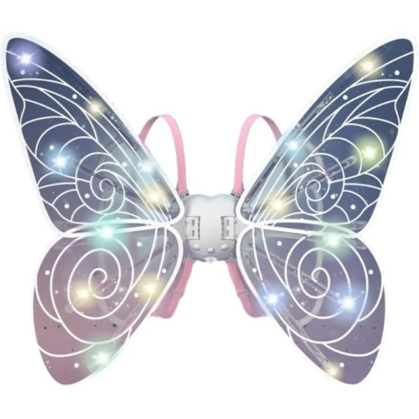 Світні крила феї Wings of Fairy 840 з підсвіткою і мелодією, регульовані ремінці, 64 см