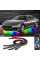 Автомобільна світлодіодна RGB-підсвітка днища з Bluetooth керуванням і музичним режимом, комплект 4 стрічки