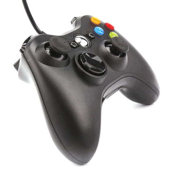 Дротовий геймпад Microsoft Xbox 360 White Джойстик з вібровідкліком і підтримкою Windows і Xbox 360  USB
