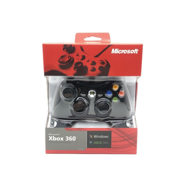 Дротовий геймпад Microsoft Xbox 360 White Джойстик з вібровідкліком і підтримкою Windows і Xbox 360  USB