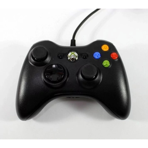 Дротовий геймпад Microsoft Xbox 360 White Джойстик з вібровідкліком і підтримкою Windows і Xbox 360  USB