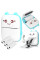 Детский мини-принтер "Котик" BAMBI CAT MINI с Bluetooth, термопечатью и аккумулятором, без чернил