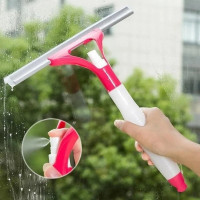 Магнітна щітка для миття вікон Spin Mop з розпилювачем і страхувальним шнуром, двосторонній очисник скла