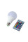 Светодиодная лампа RGB MAG-719 Anslut E27 с пультом, 16 цветов, регулировка яркости, декоративное освещение